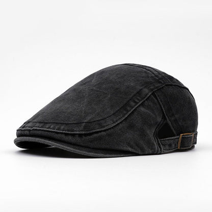 🧢Unisex Vintage Distressed Beret Flat Cap