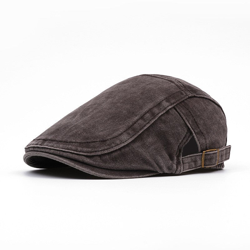 🧢Unisex Vintage Distressed Beret Flat Cap