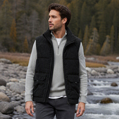 🧥✨Men's Thickened Corduroy Padded Vest