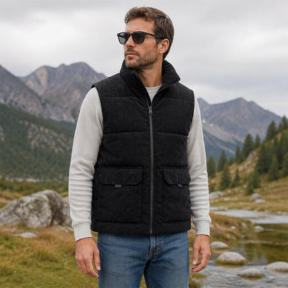 🧥✨Men's Thickened Corduroy Padded Vest