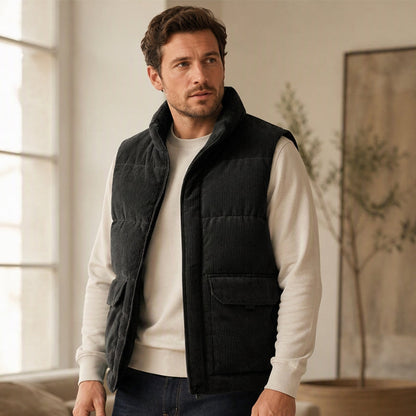 🧥✨Men's Thickened Corduroy Padded Vest