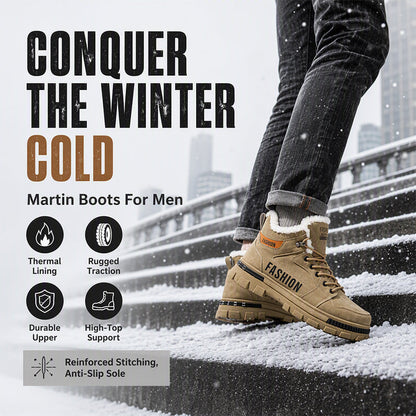 🔥Men's Non-Slip Warm-Lined Martin Boots🥾