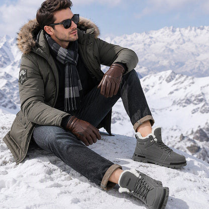 🔥Men's Non-Slip Warm-Lined Martin Boots🥾