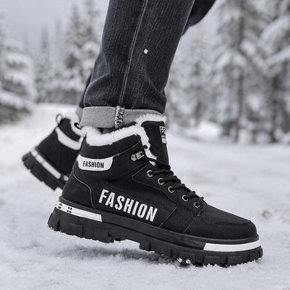 🔥Men's Non-Slip Warm-Lined Martin Boots🥾