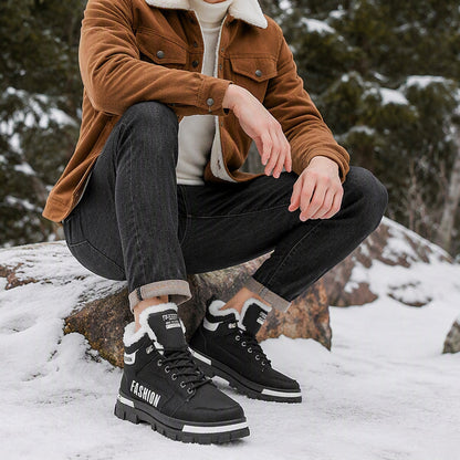 🔥Men's Non-Slip Warm-Lined Martin Boots🥾