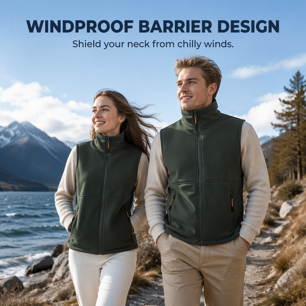 🔥Unisex Winter Plush-Lined Warm Vest❄️