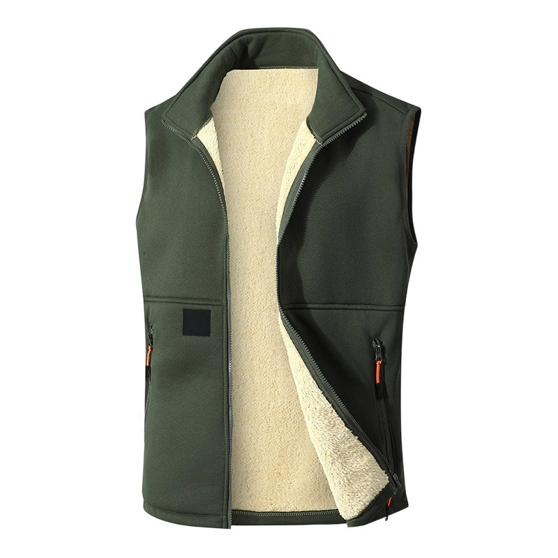 🔥Unisex Winter Plush-Lined Warm Vest❄️