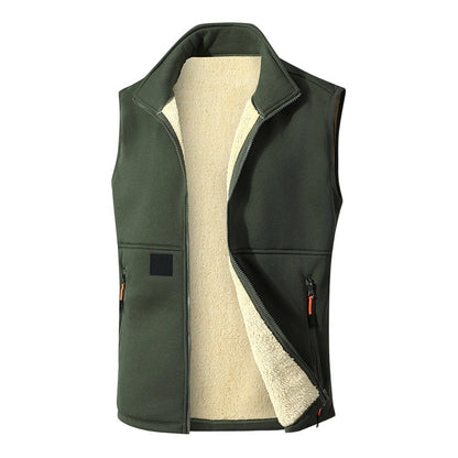 🔥Unisex Winter Plush-Lined Warm Vest❄️