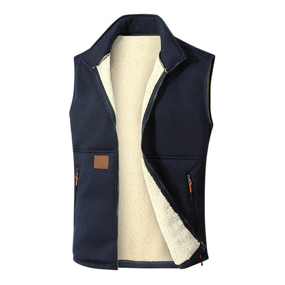 🔥Unisex Winter Plush-Lined Warm Vest❄️