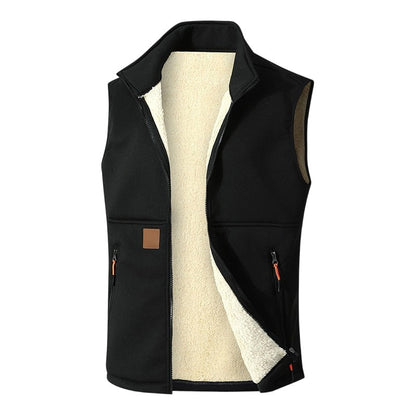 🔥Unisex Winter Plush-Lined Warm Vest❄️