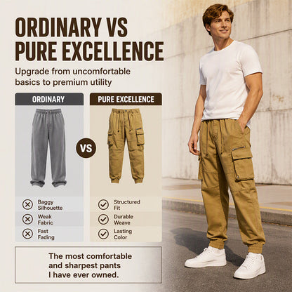 👖 Men's Multi-Pocket Athletic Work Pants