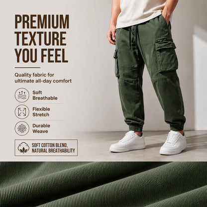 👖 Men's Multi-Pocket Athletic Work Pants