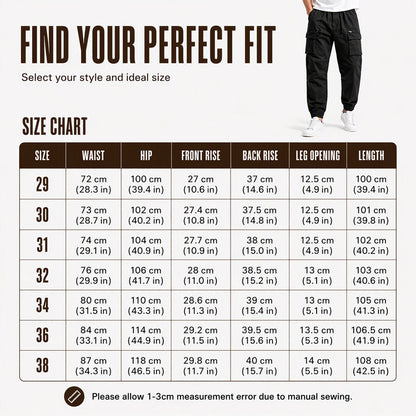 👖 Men's Multi-Pocket Athletic Work Pants