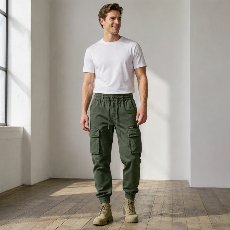 👖 Men's Multi-Pocket Athletic Work Pants