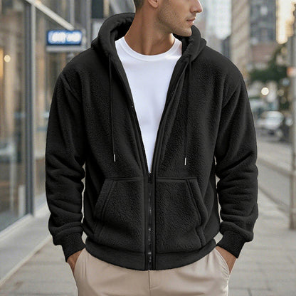 🔥Men's Warm Winter Hooded Zipper Jacket❄️