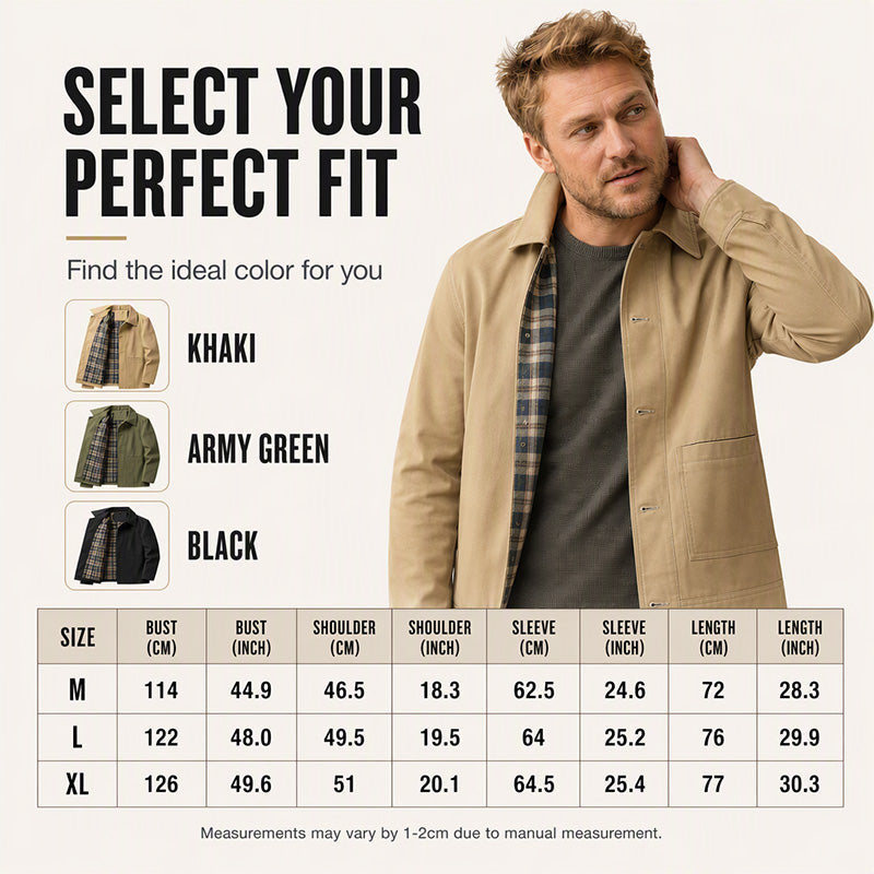 👔Casual Lapel, Versatile & Comfortable🧥 Men's Casual Lapel Jacket – Soft Fabric, Everyday Style ✨