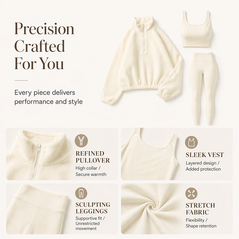 👕 Women's Comfortable 3-Piece Sports Set