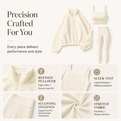 👕 Women's Comfortable 3-Piece Sports Set