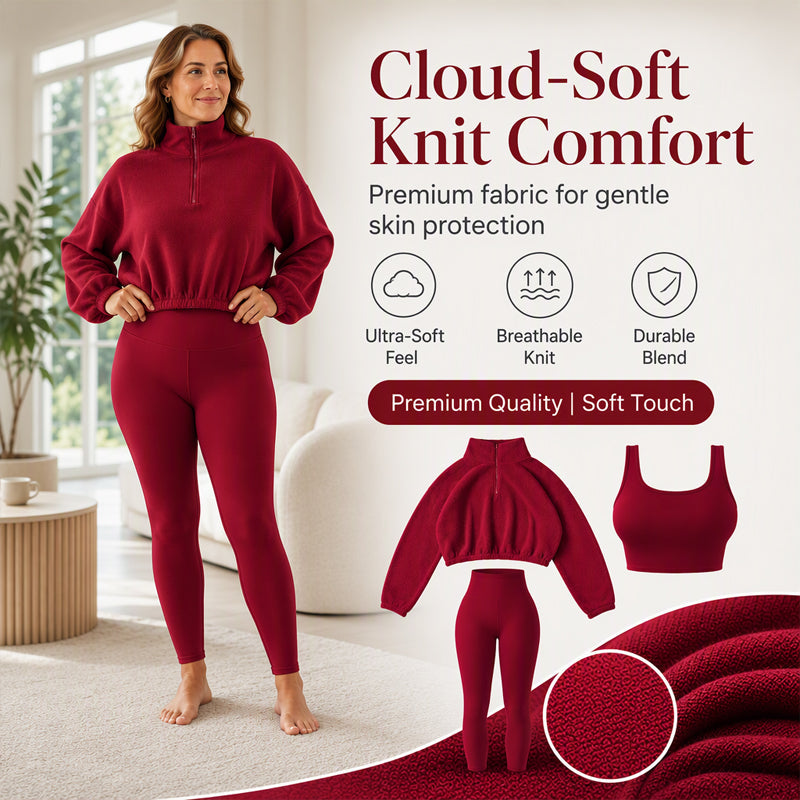 👕 Women's Comfortable 3-Piece Sports Set