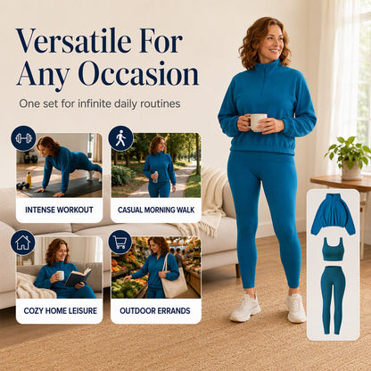 👕 Women's Comfortable 3-Piece Sports Set
