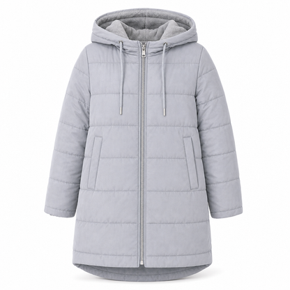 🧥Thick Cotton Warmth, Long-Line Heat❄️ Women's Hooded Padded Coat