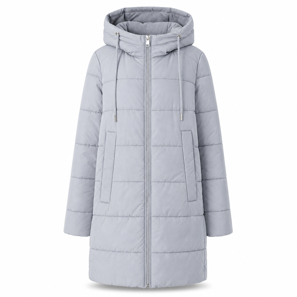 🧥Thick Cotton Warmth, Long-Line Heat❄️ Women's Hooded Padded Coat