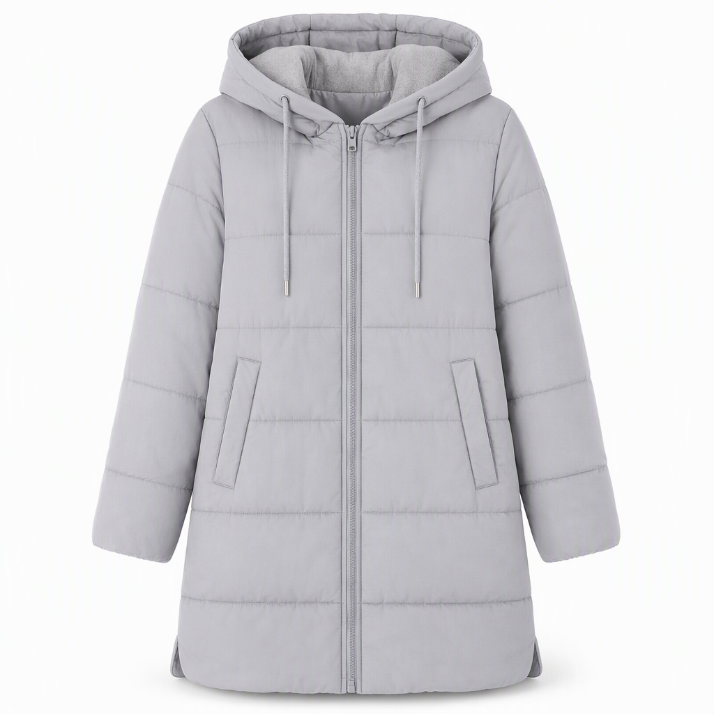 🧥Thick Cotton Warmth, Long-Line Heat❄️ Women's Hooded Padded Coat
