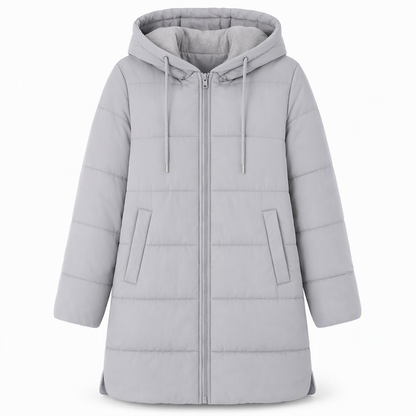 🧥Thick Cotton Warmth, Long-Line Heat❄️ Women's Hooded Padded Coat