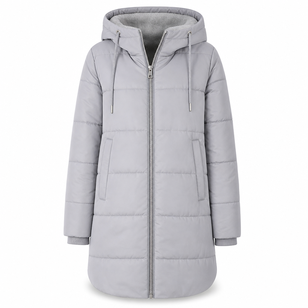 🧥Thick Cotton Warmth, Long-Line Heat❄️ Women's Hooded Padded Coat