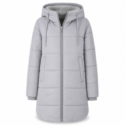 🧥Thick Cotton Warmth, Long-Line Heat❄️ Women's Hooded Padded Coat