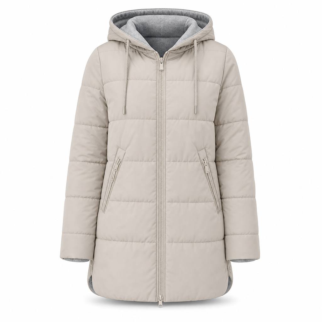 🧥Thick Cotton Warmth, Long-Line Heat❄️ Women's Hooded Padded Coat