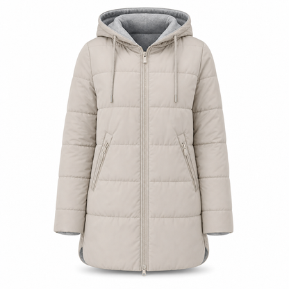 🧥Thick Cotton Warmth, Long-Line Heat❄️ Women's Hooded Padded Coat