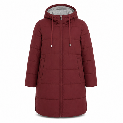 🧥Thick Cotton Warmth, Long-Line Heat❄️ Women's Hooded Padded Coat