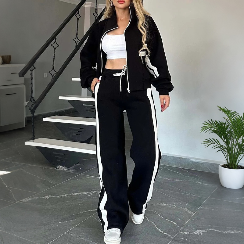 🌸Women's Stripe Sporty 2-Piece Set