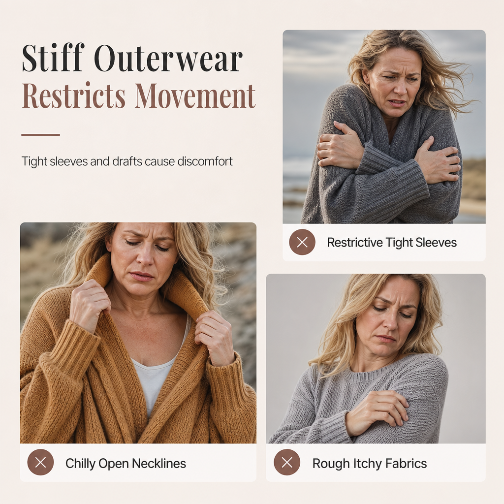 💖 Women's Loose Batwing Sleeve Knit Cardigan Open Front Shawl for Autumn and Winter
