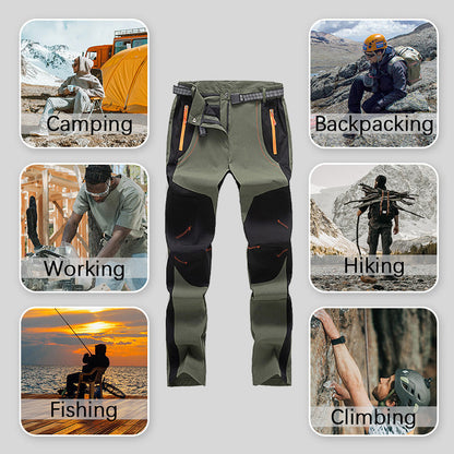 💖Windproof Waterproof Warm Elastic Waist Hiking Pants