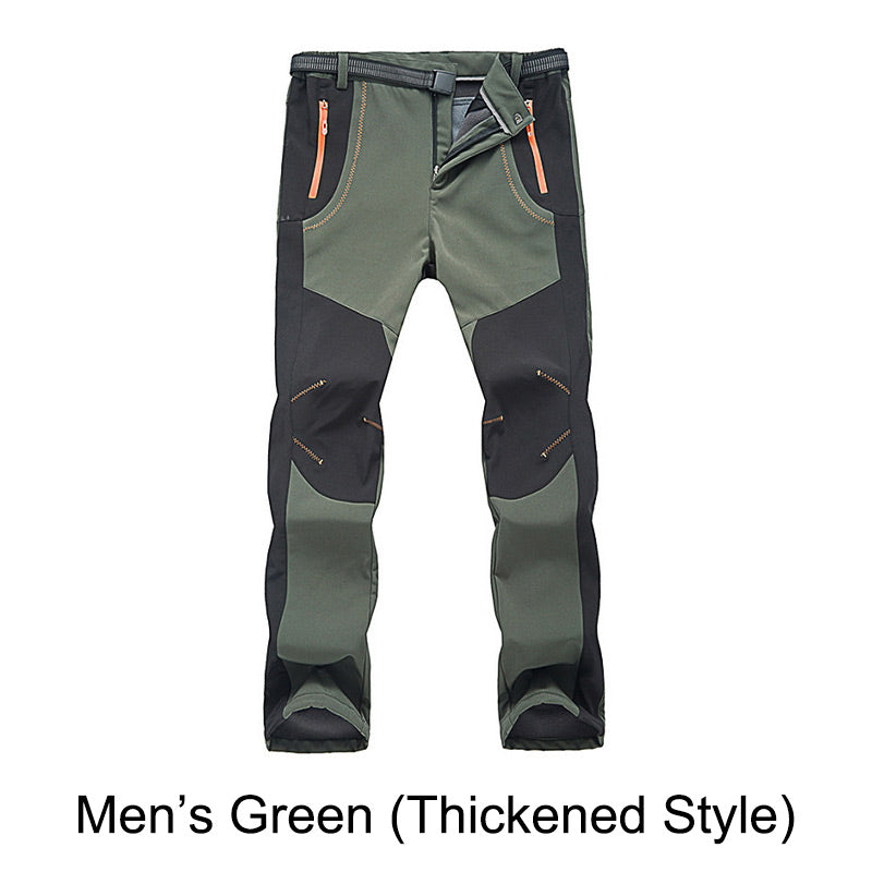 💖Windproof Waterproof Warm Elastic Waist Hiking Pants