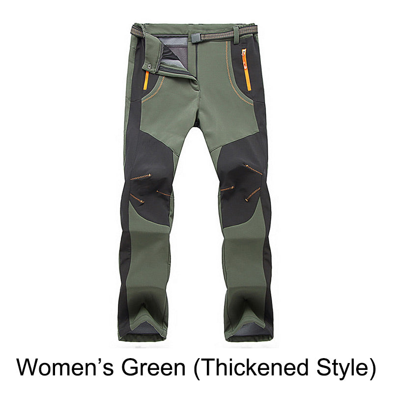 💖Windproof Waterproof Warm Elastic Waist Hiking Pants