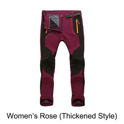 💖Windproof Waterproof Warm Elastic Waist Hiking Pants