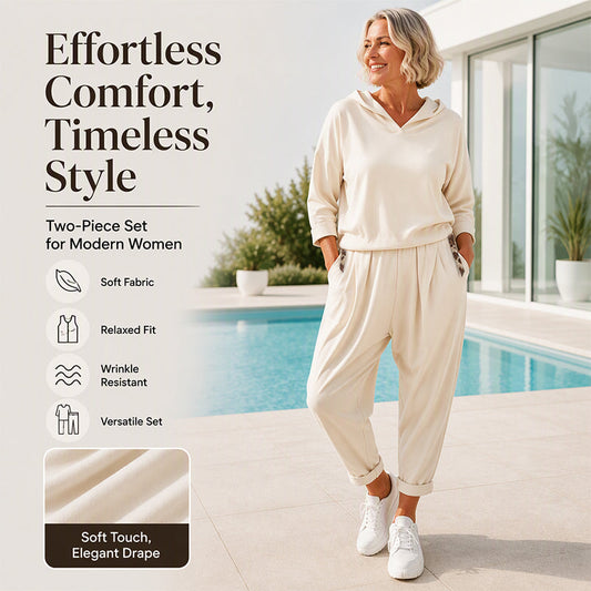 ✨Women's Hooded Sweatshirt & Lounge Pants Set