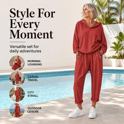✨Women's Hooded Sweatshirt & Lounge Pants Set