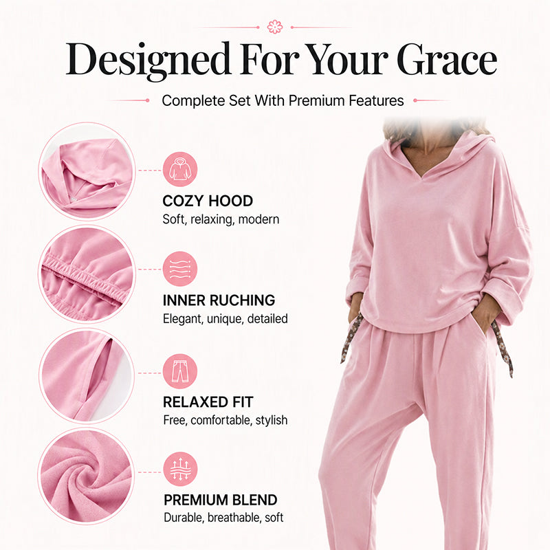 ✨Women's Hooded Sweatshirt & Lounge Pants Set
