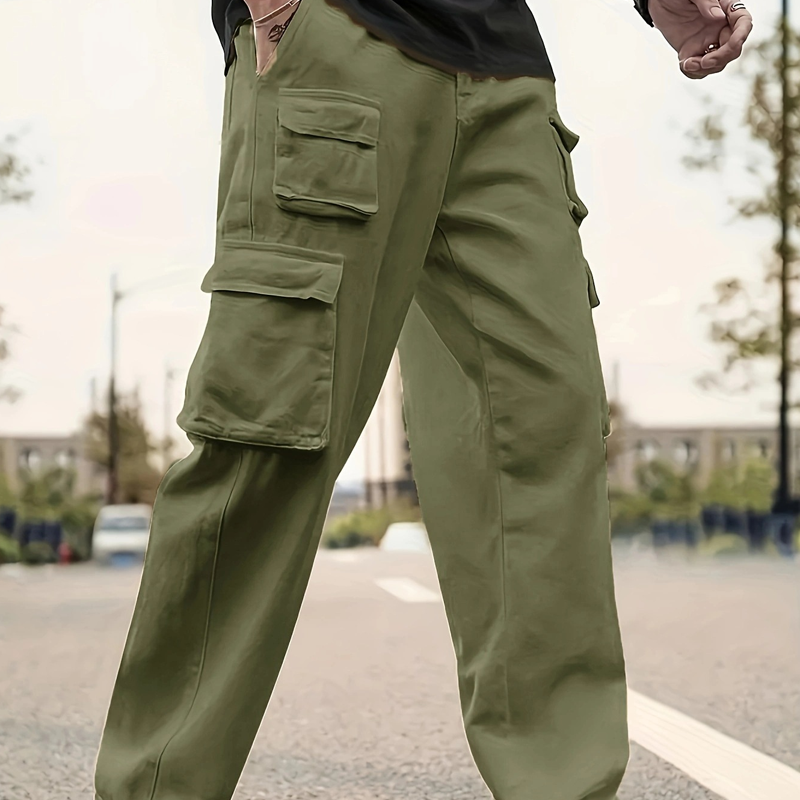 💖Men's Multi-Pocket Straight-Leg Cargo Pants