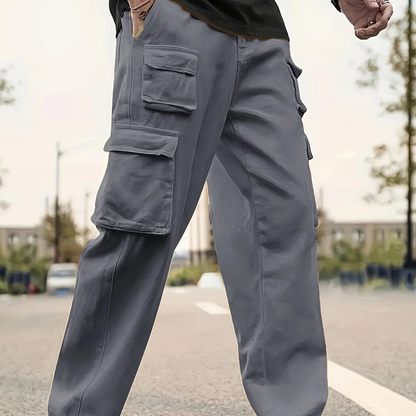 💖Men's Multi-Pocket Straight-Leg Cargo Pants