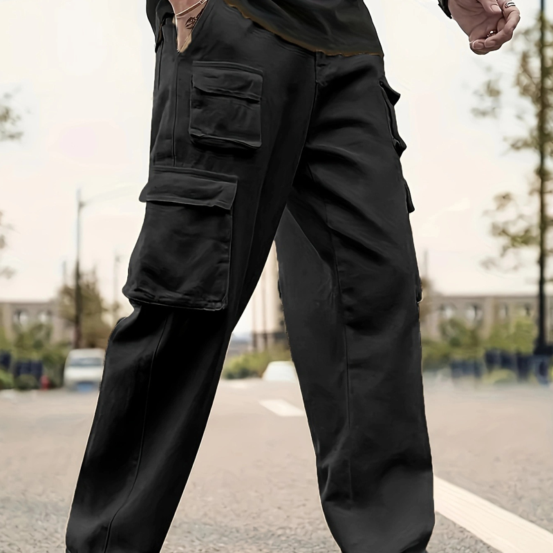 💖Men's Multi-Pocket Straight-Leg Cargo Pants
