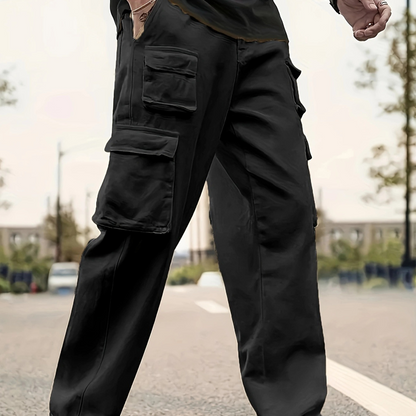 💖Men's Multi-Pocket Straight-Leg Cargo Pants