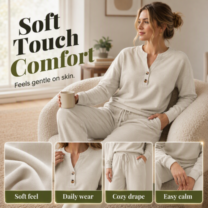 ✨Women's Effortless Top & Wide-leg Pants Set