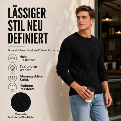 🔥Men's casual crew-neck knit sweater