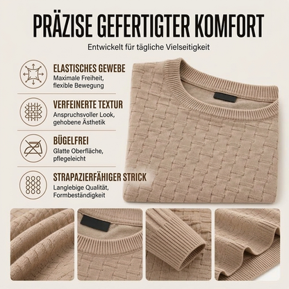 🔥Men's casual crew-neck knit sweater