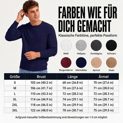 🔥Men's casual crew-neck knit sweater